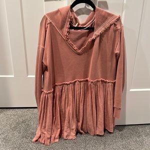 Hooded free people sweater dress
